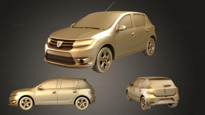 Vehicles (Dacia Sander 2015, CARS_1243) 3D models for cnc
